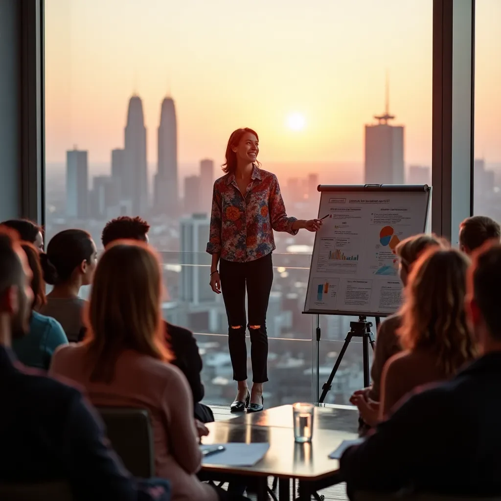 Creative team at work